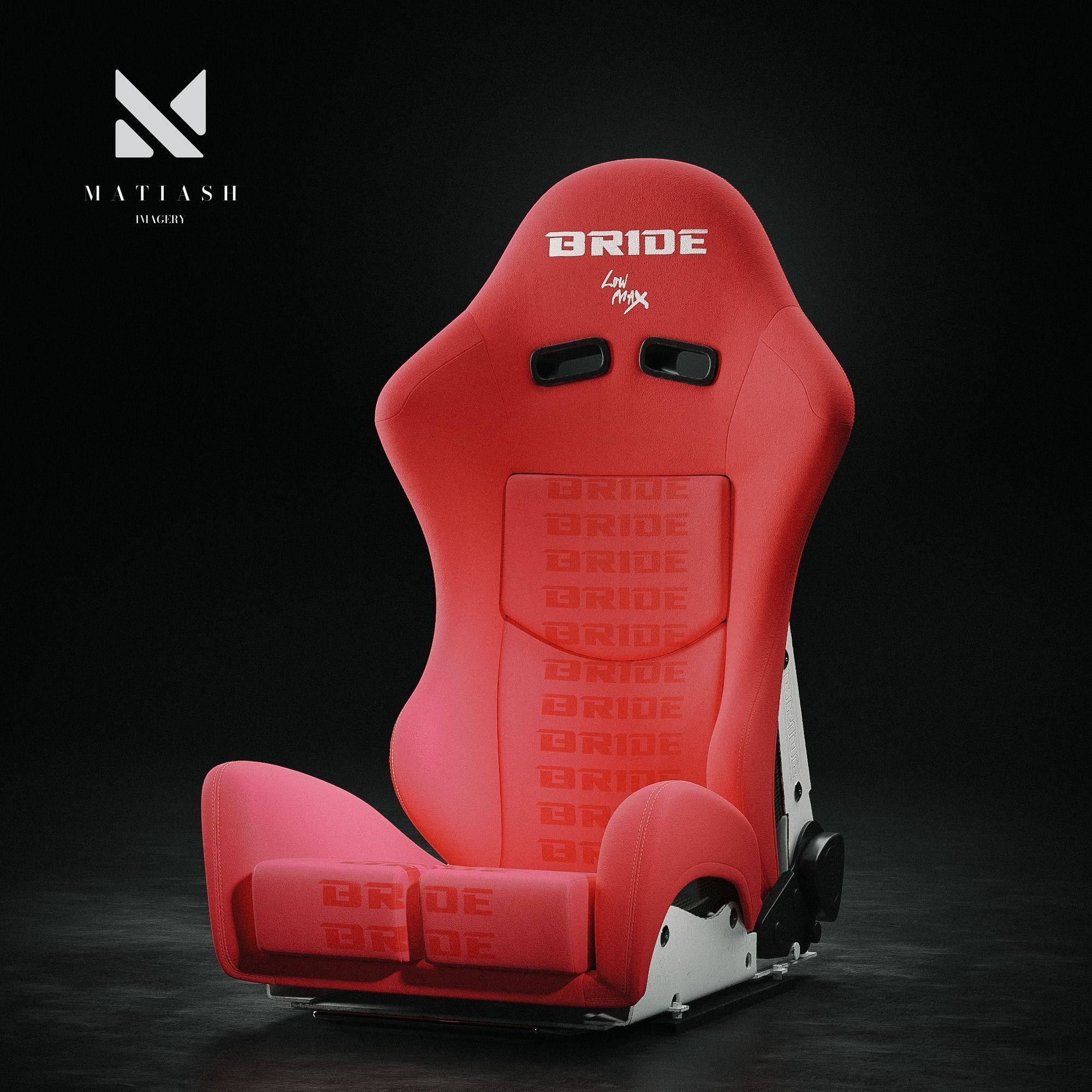 BRIDE Racing seat 3D model_4