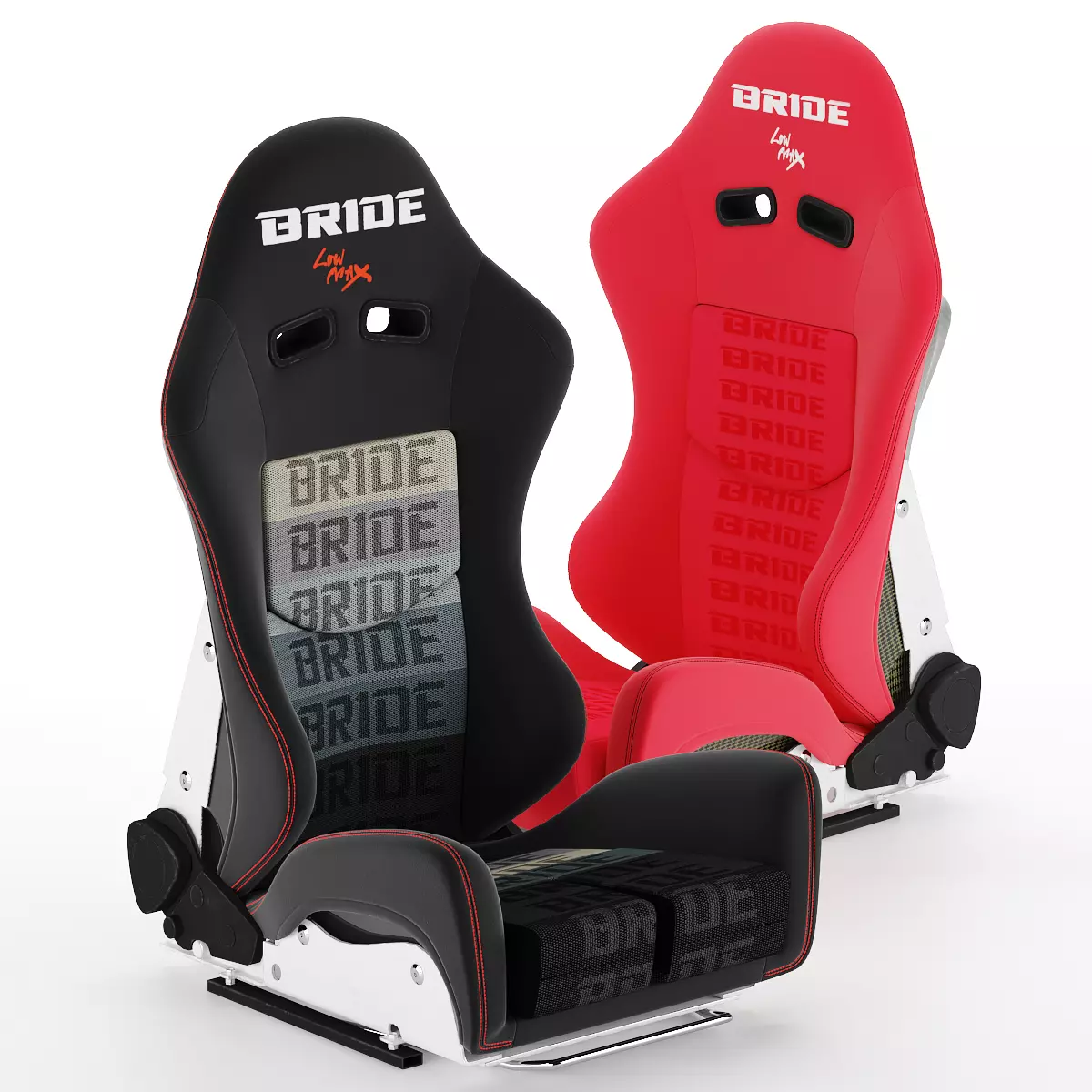 BRIDE Racing seat 3D model_0