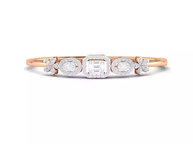 Women bracelet 3dm stl render detail 3D print model