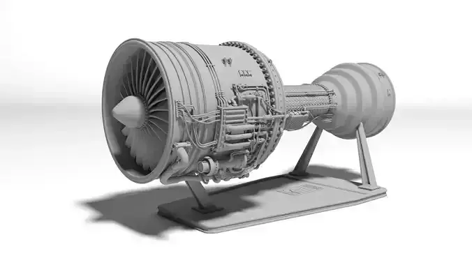 jet engine Rolls for Print 3D print model