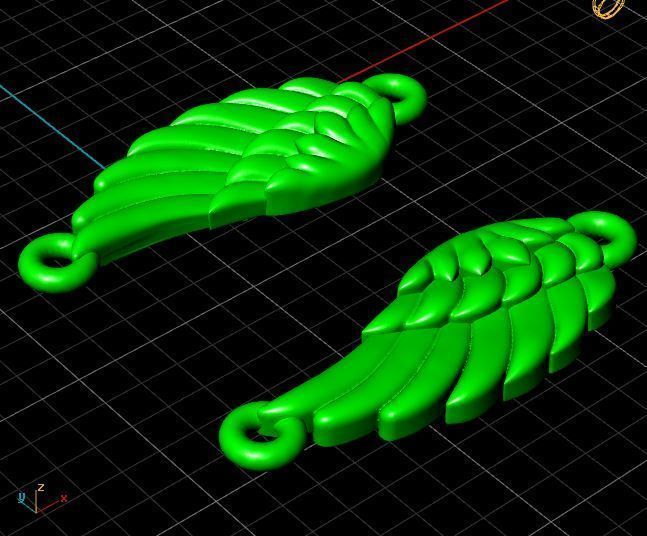 Eagle wings 3D print model_6
