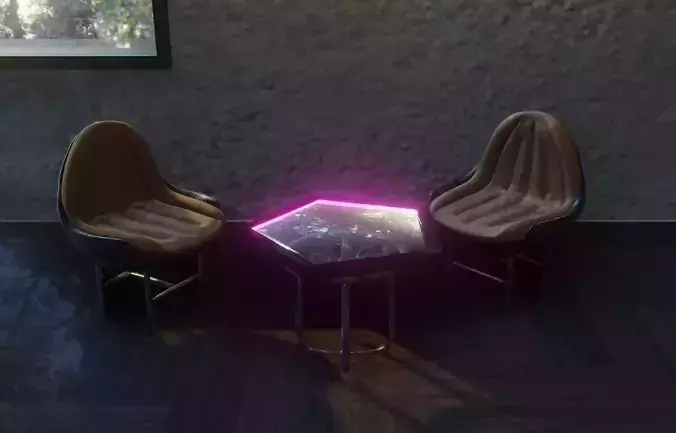 Pentagram Coffee Table