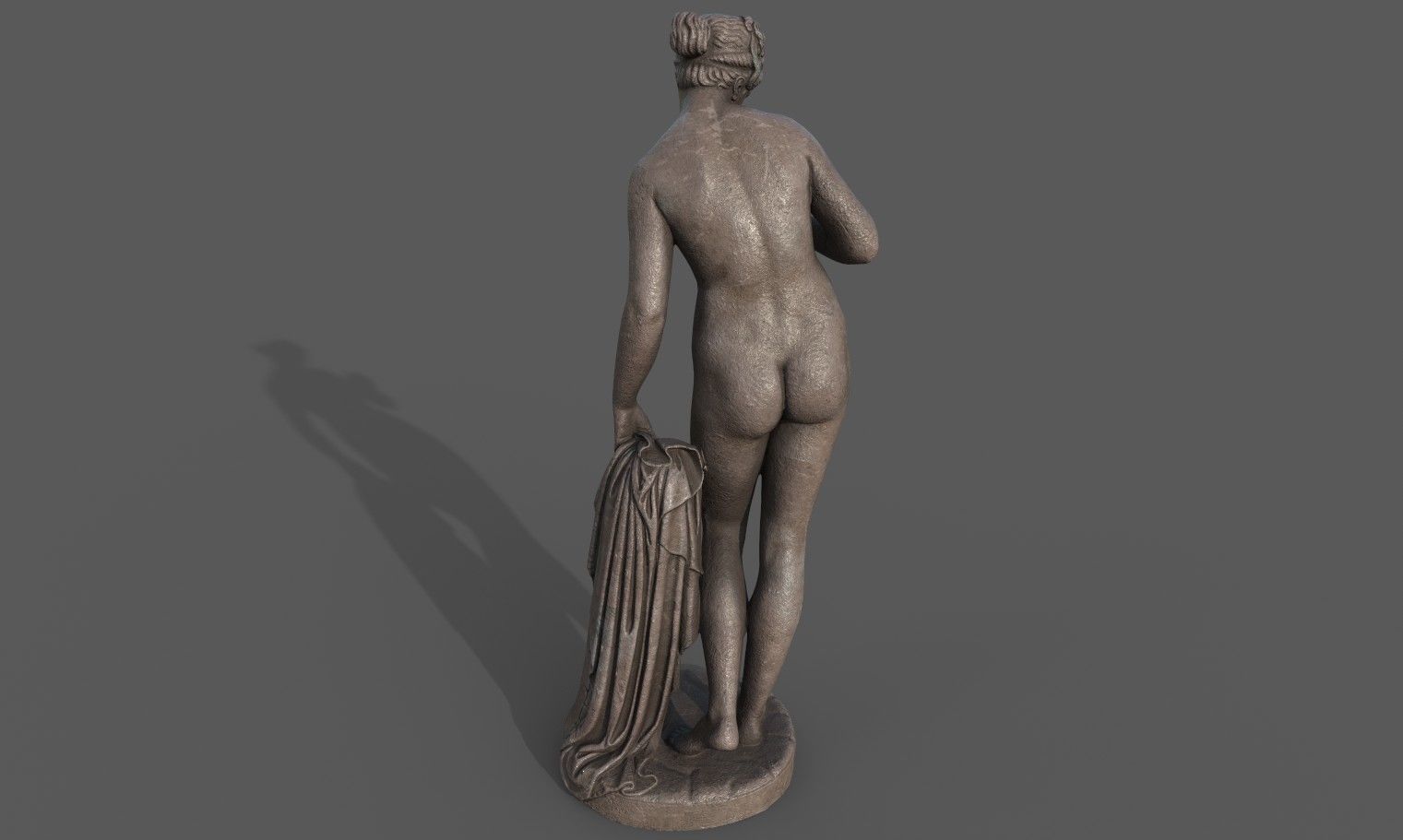 statue of Venus  2 Low-poly 3D model_5