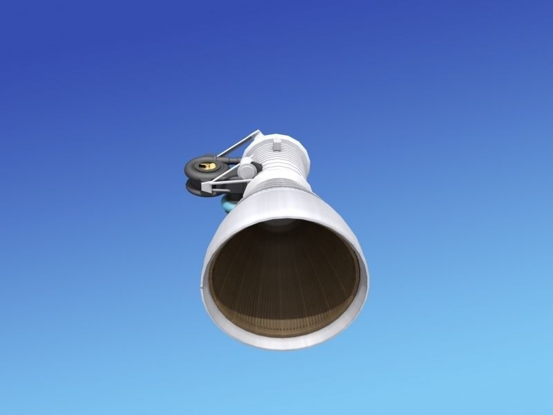 Rocketdyne H-1 Rocket Engine 3D model_5