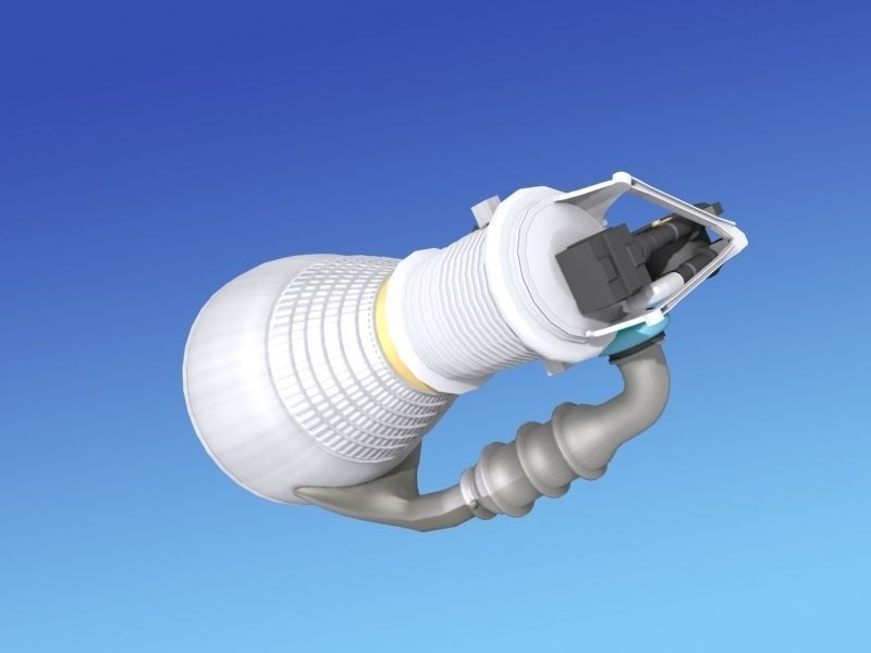 Rocketdyne H-1 Rocket Engine 3D model_21