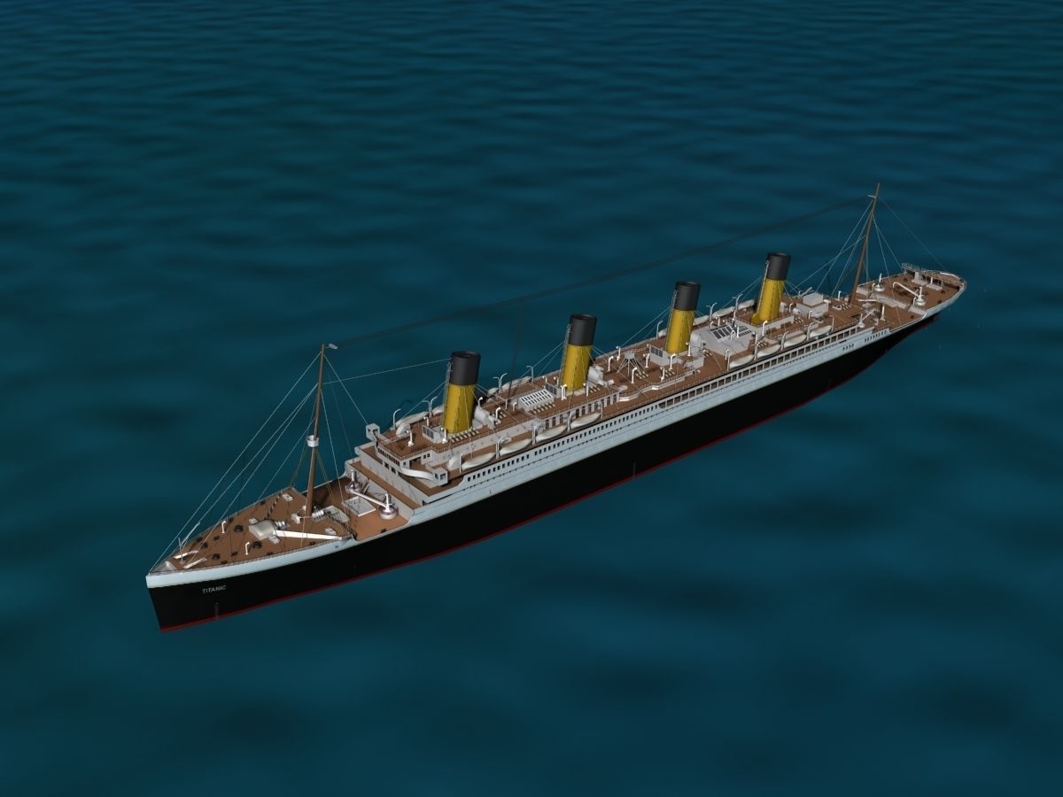RMS Titanic 3D model_10