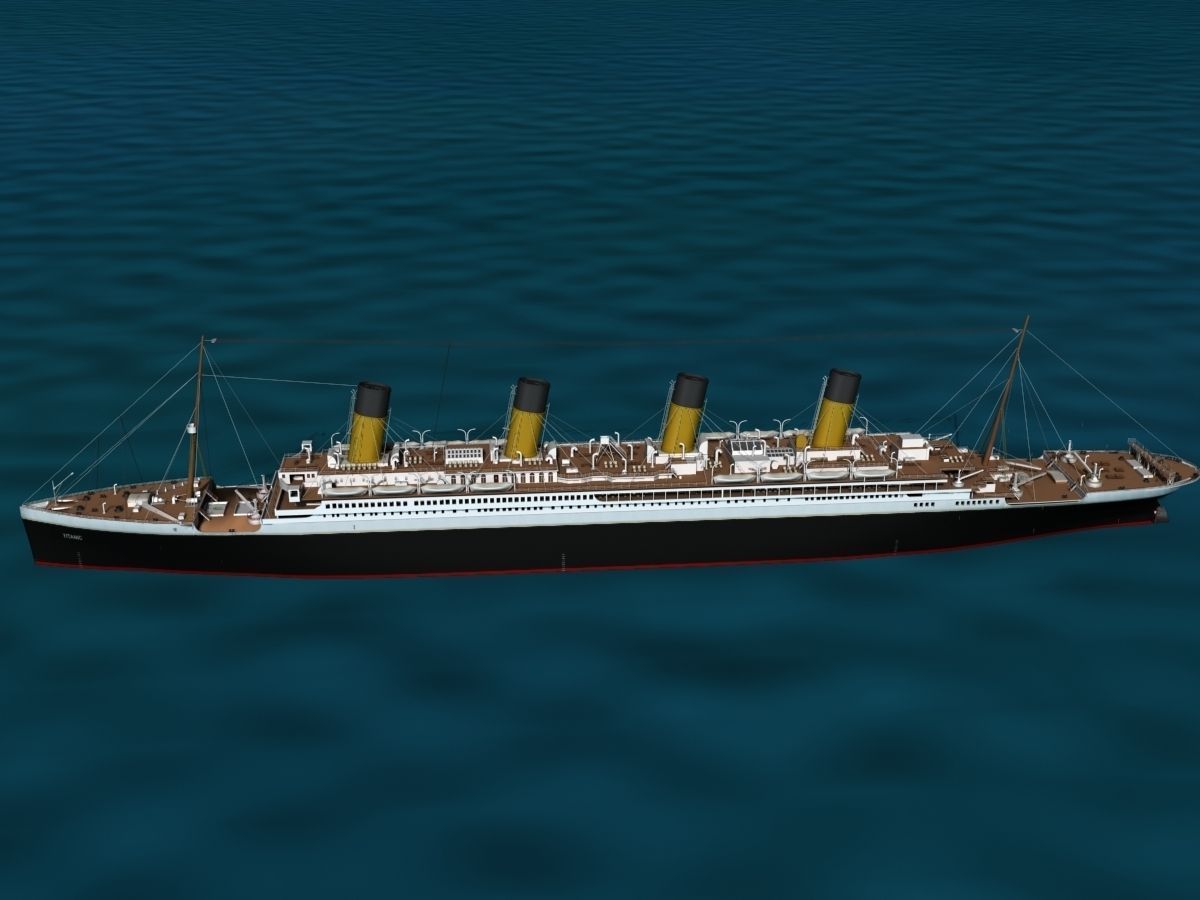RMS Titanic 3D model_9
