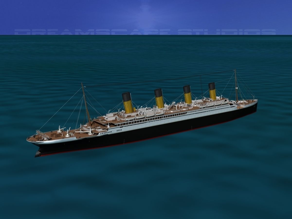 RMS Titanic 3D model_8