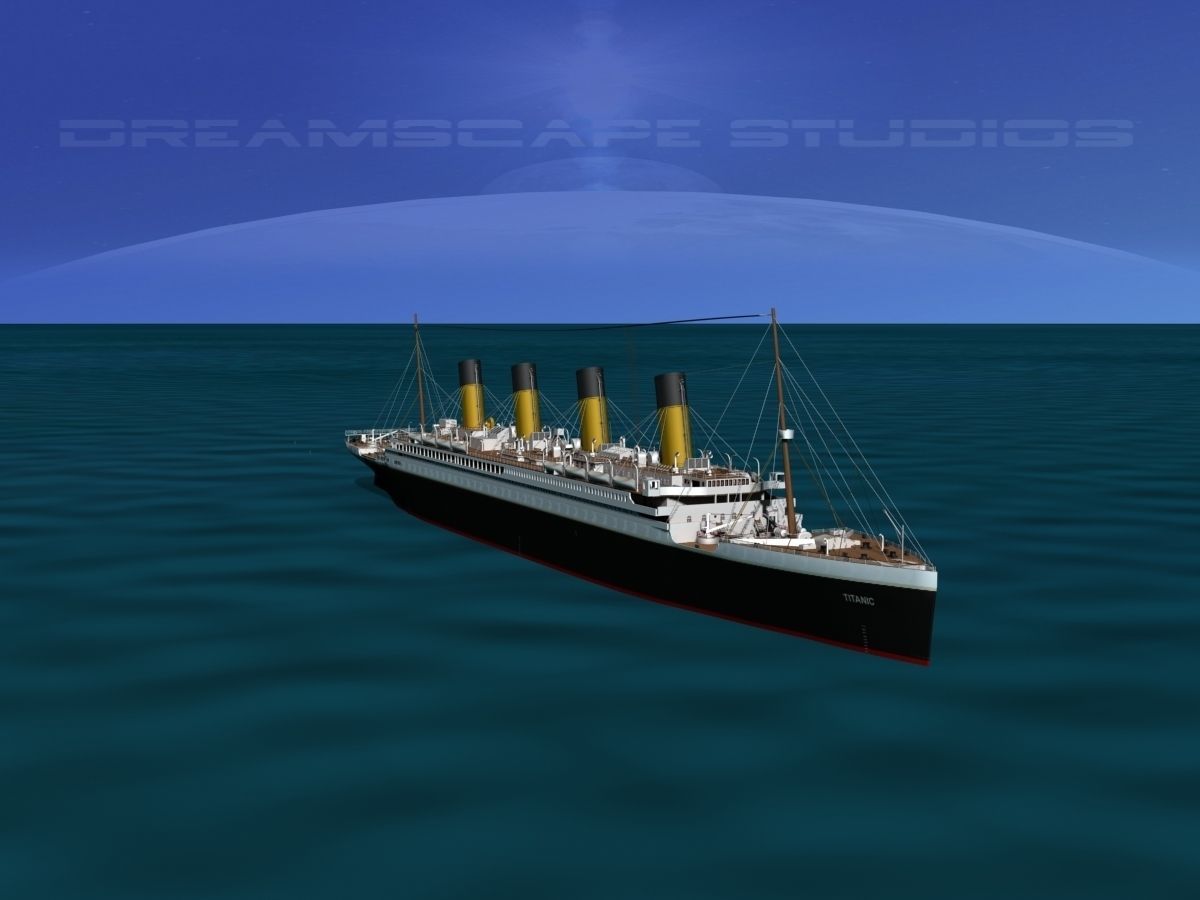 RMS Titanic 3D model_2