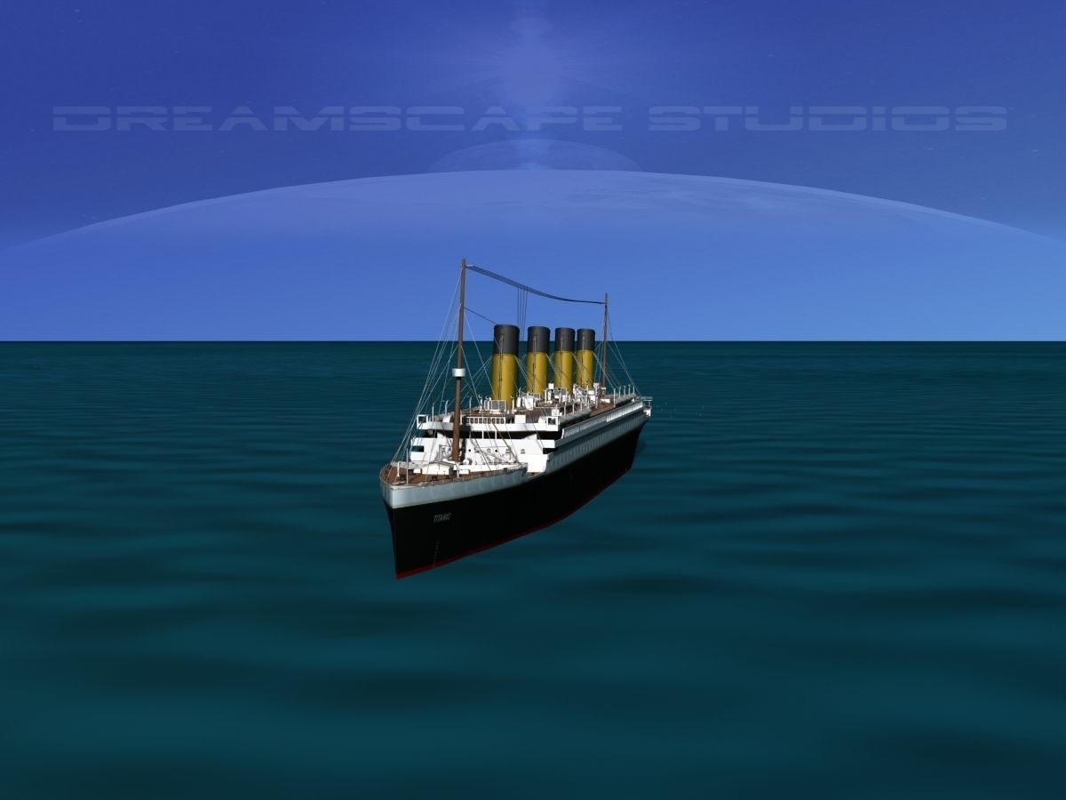RMS Titanic 3D model_1
