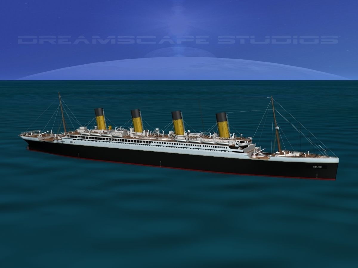 RMS Titanic 3D model_3