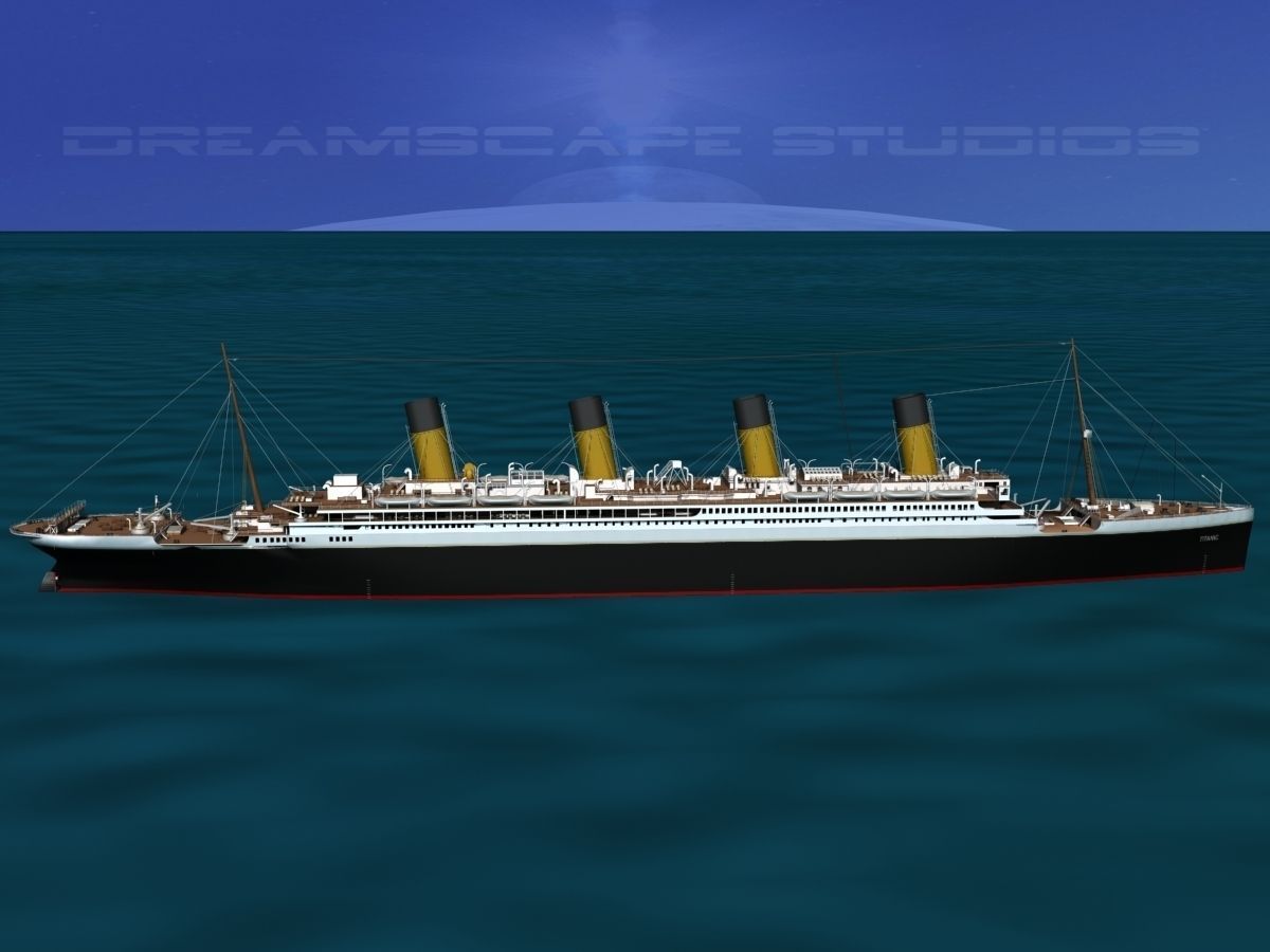 RMS Titanic 3D model_7