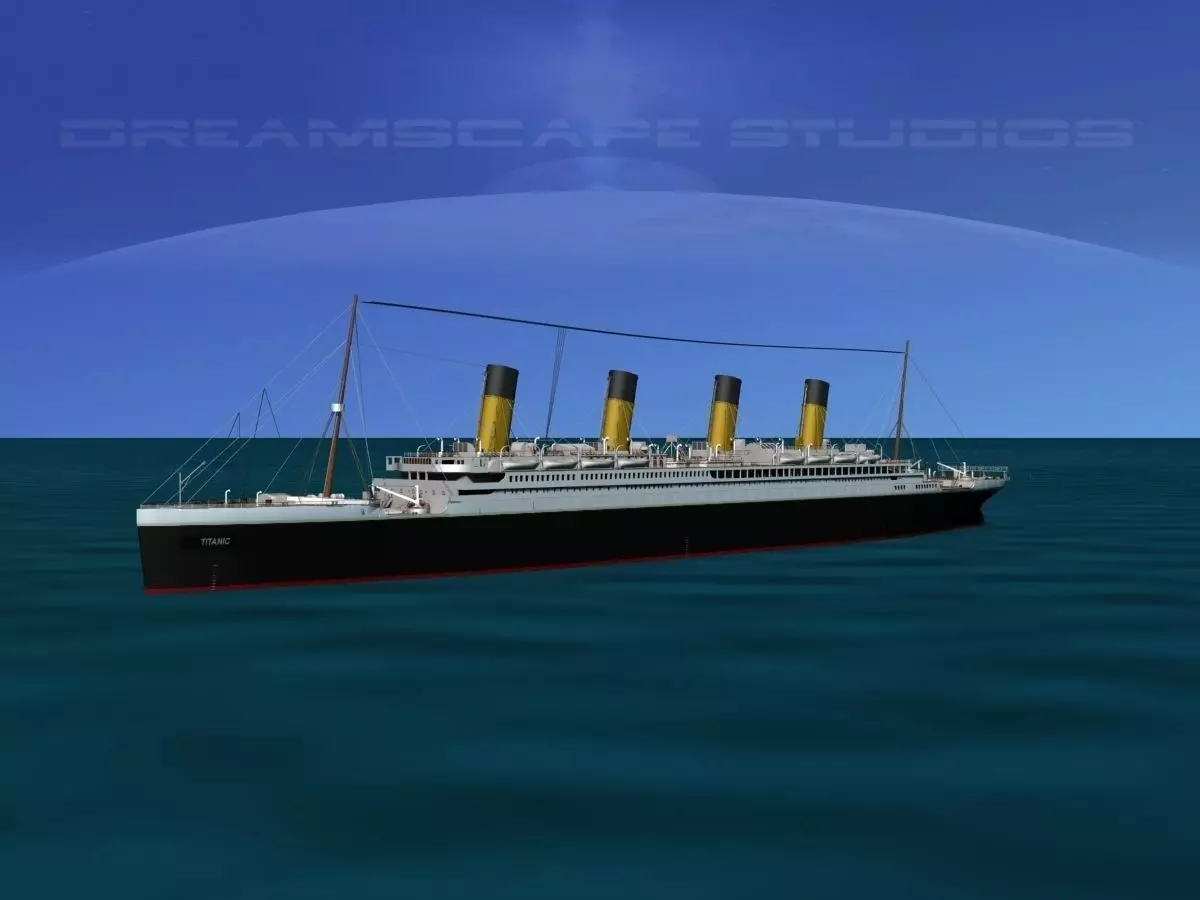 RMS Titanic 3D model_0