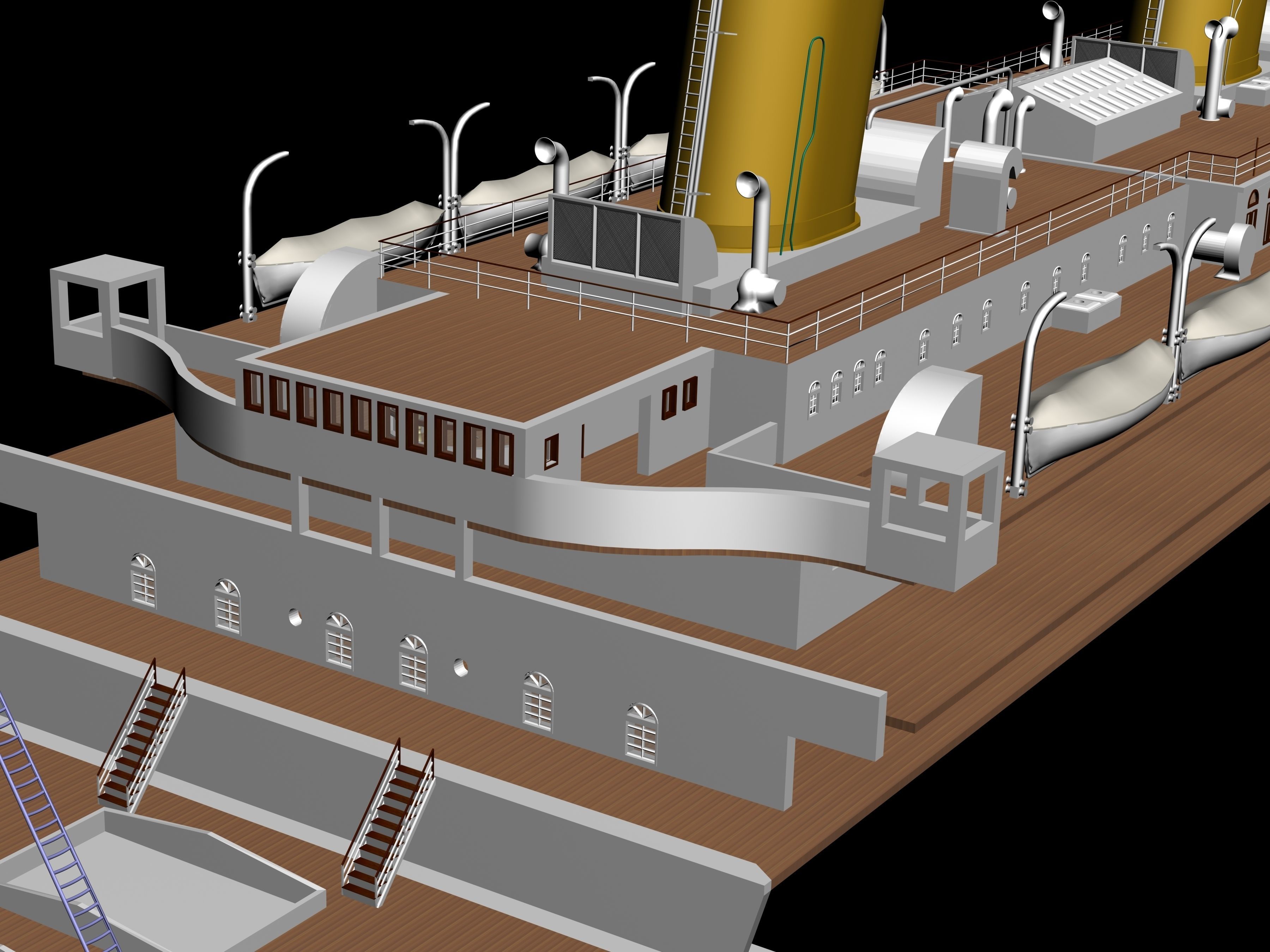 RMS Titanic 3D model_4