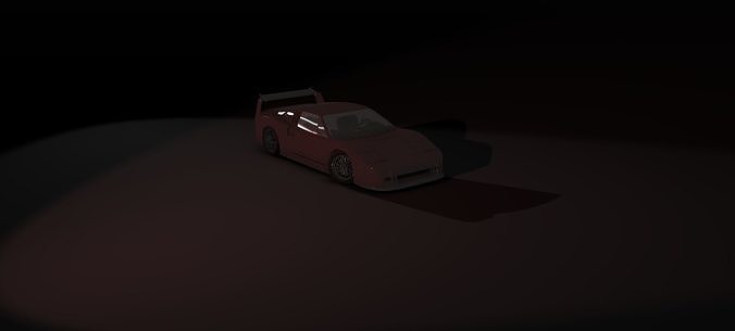 Fan Modeled Bolide Race Car 3D model
