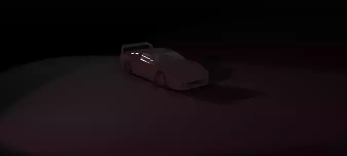 Fan Modeled Bolide Race Car