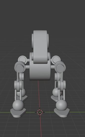  Robot Dog Low-poly 3D model_3