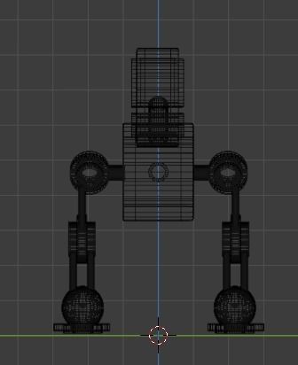  Robot Dog Low-poly 3D model_5