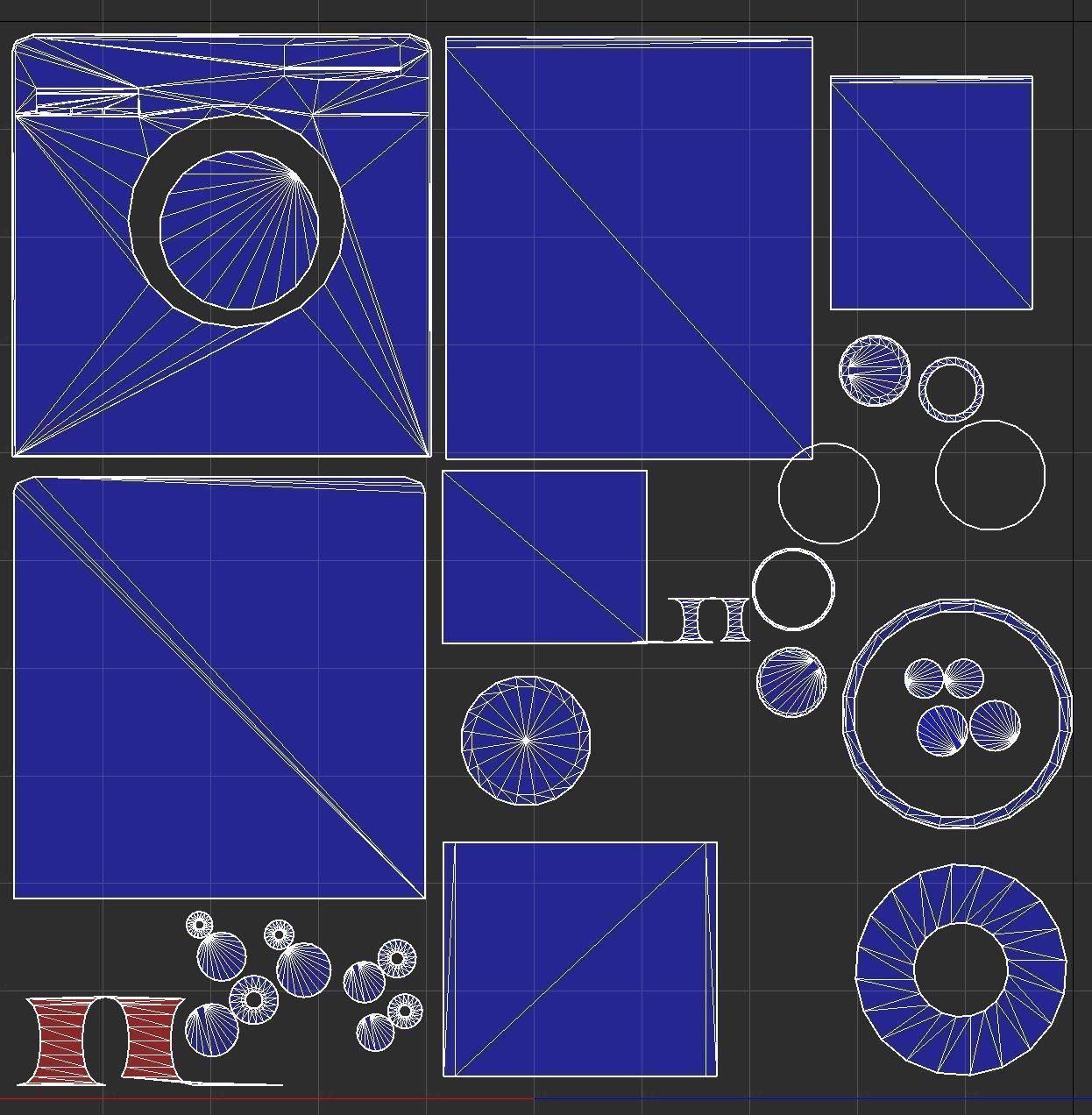 Washing Machine Low-poly 3D model_2