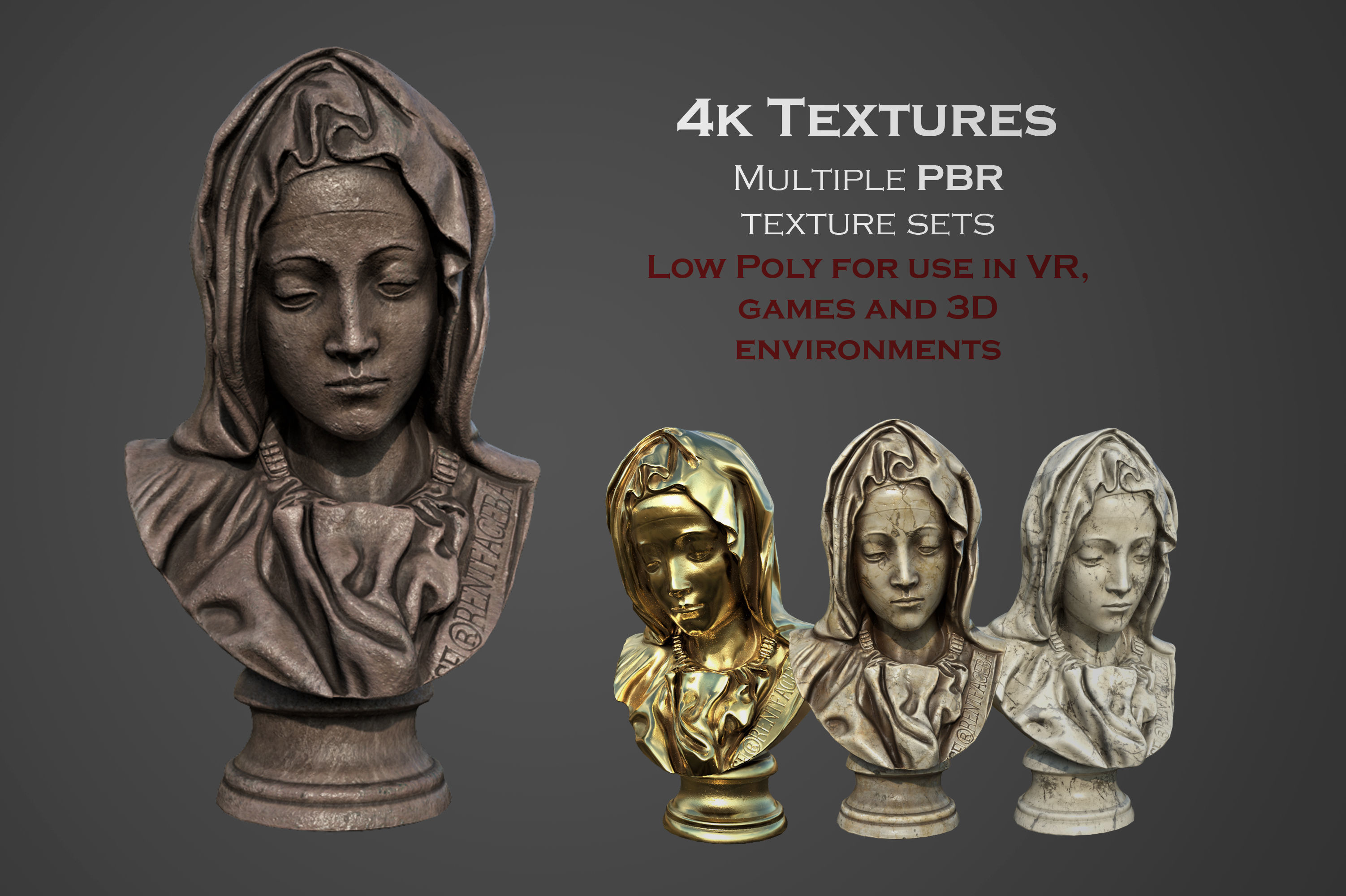 ancient statues and busts variety collection 1  _1