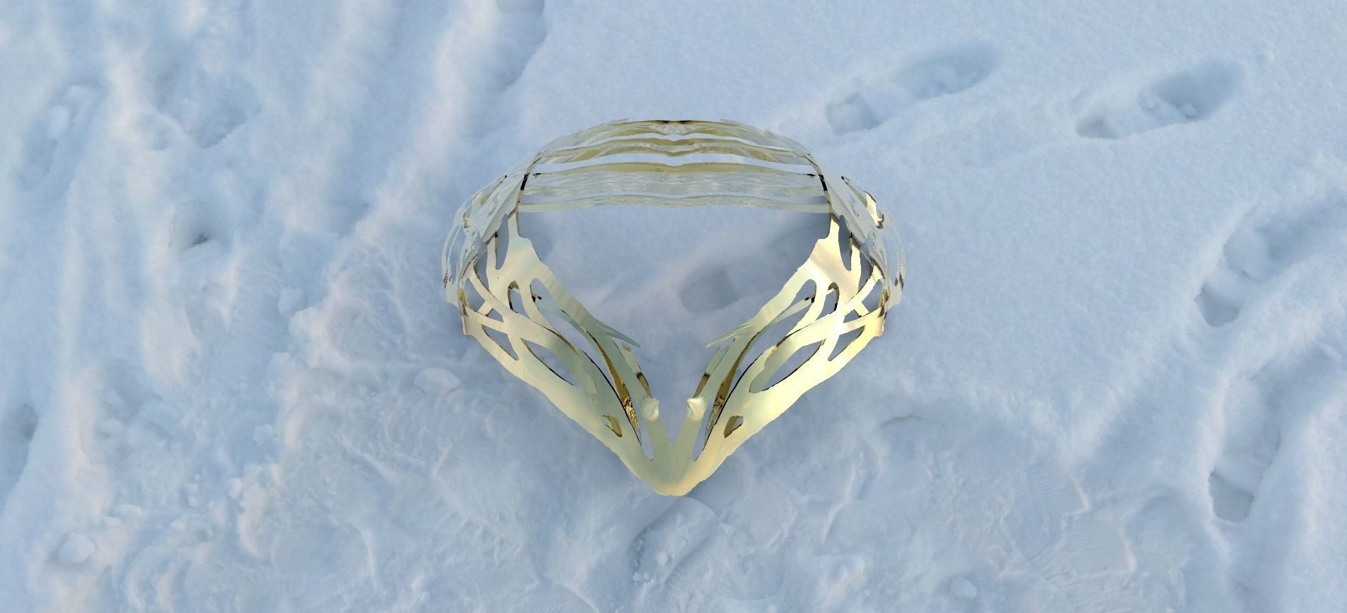 Elven crown 3D model_1