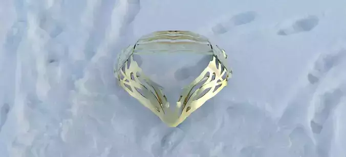 Elven crown 3D model