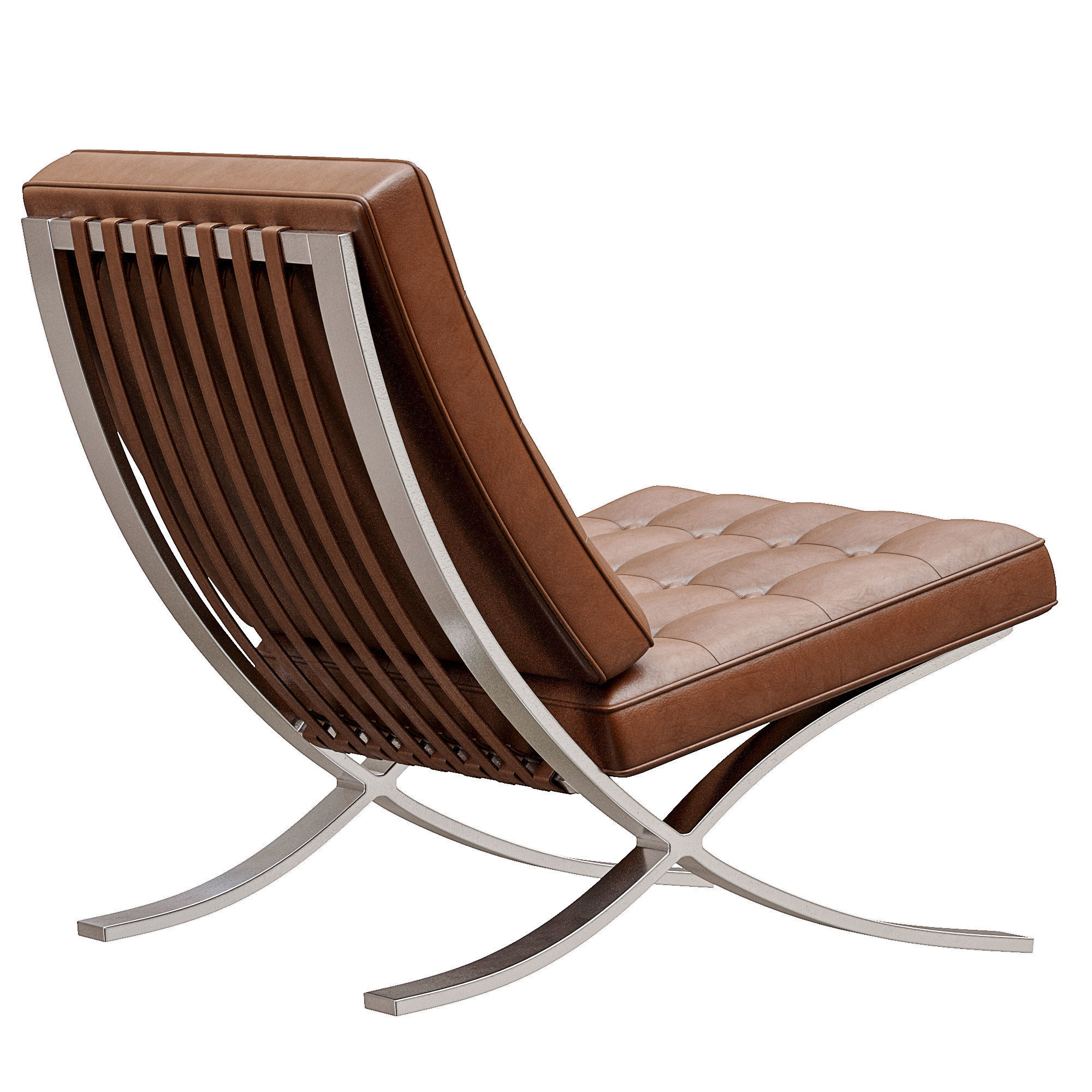 Chair Barcelona Knoll 3D model_1