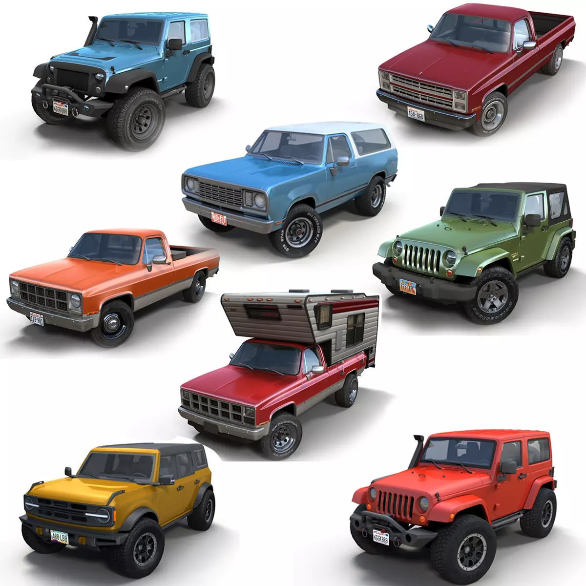 Offroad vehicles collection _0