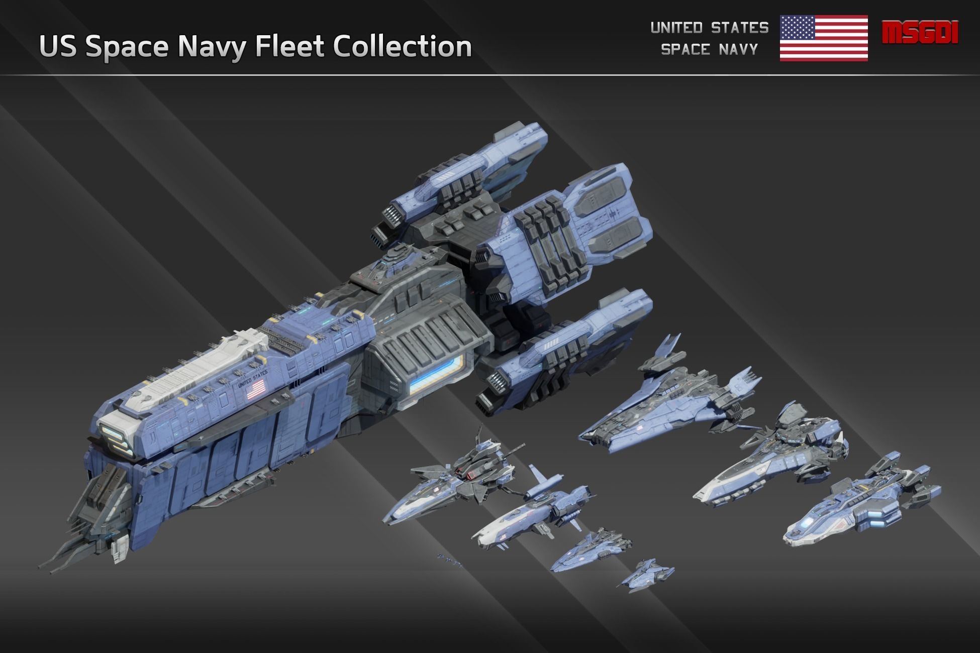 US Space Navy Fleet Collection _1