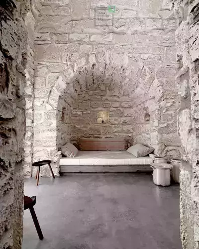 Scandinavian stone house