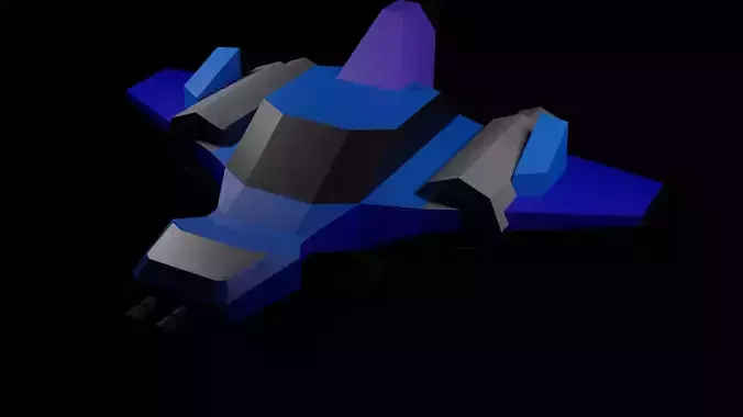 Spaceship fighter jet