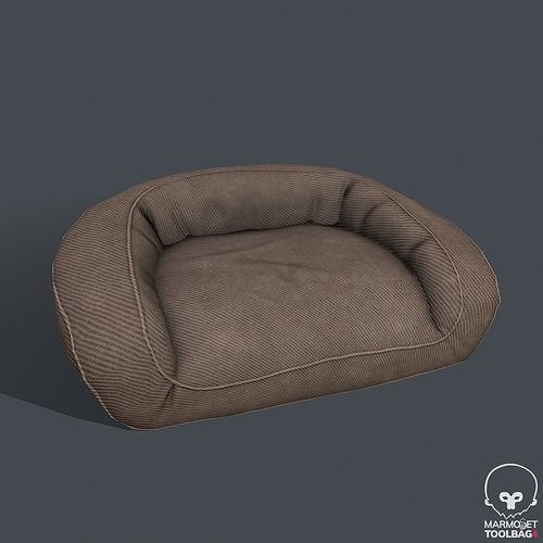 Pbr Dog Bed Low-poly 3D model