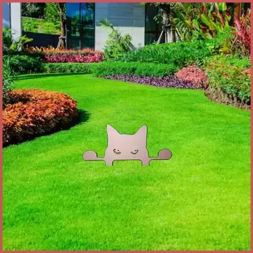Wonderful Artificial Cat Home and Garden Outdoor Lawn Decor