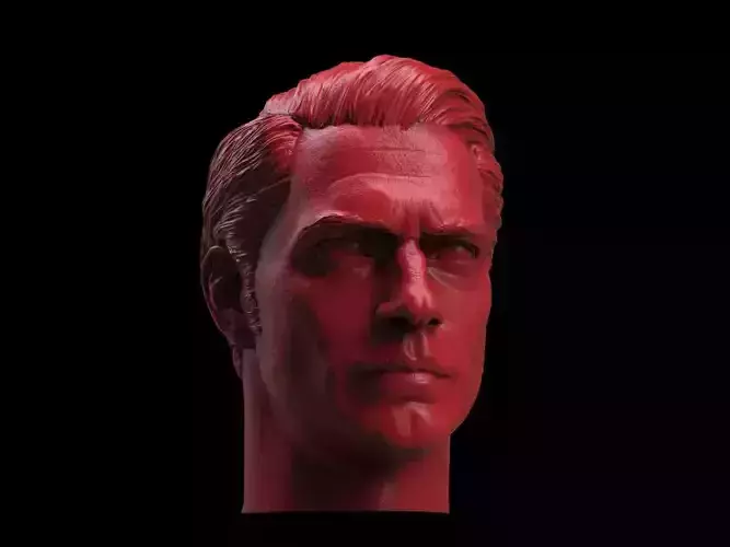 Superman Henry Cavill Head 3D print model