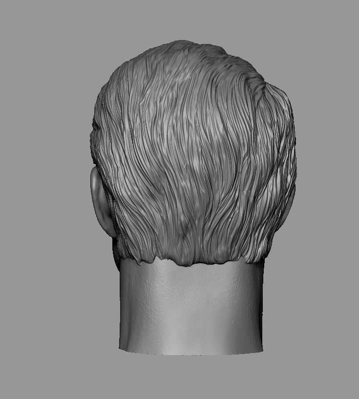 Superman Henry Cavill Head 3D print model_8