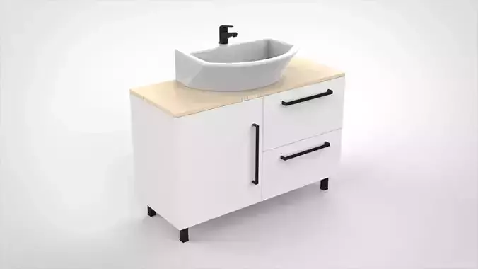 Bathroom cabinet 3D model