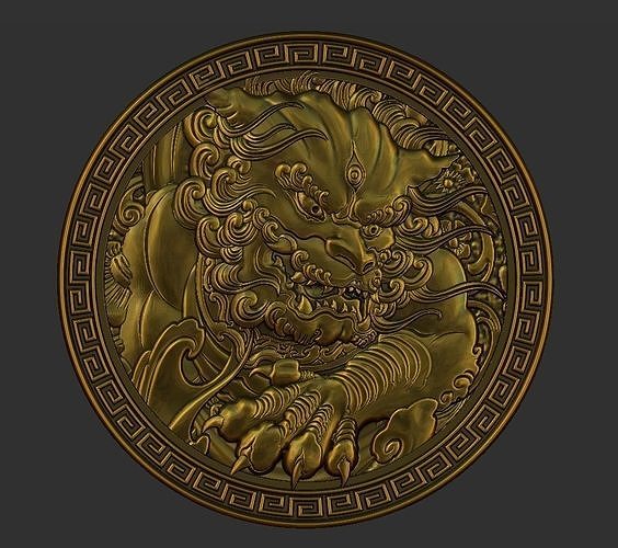 foo dog 3D print model