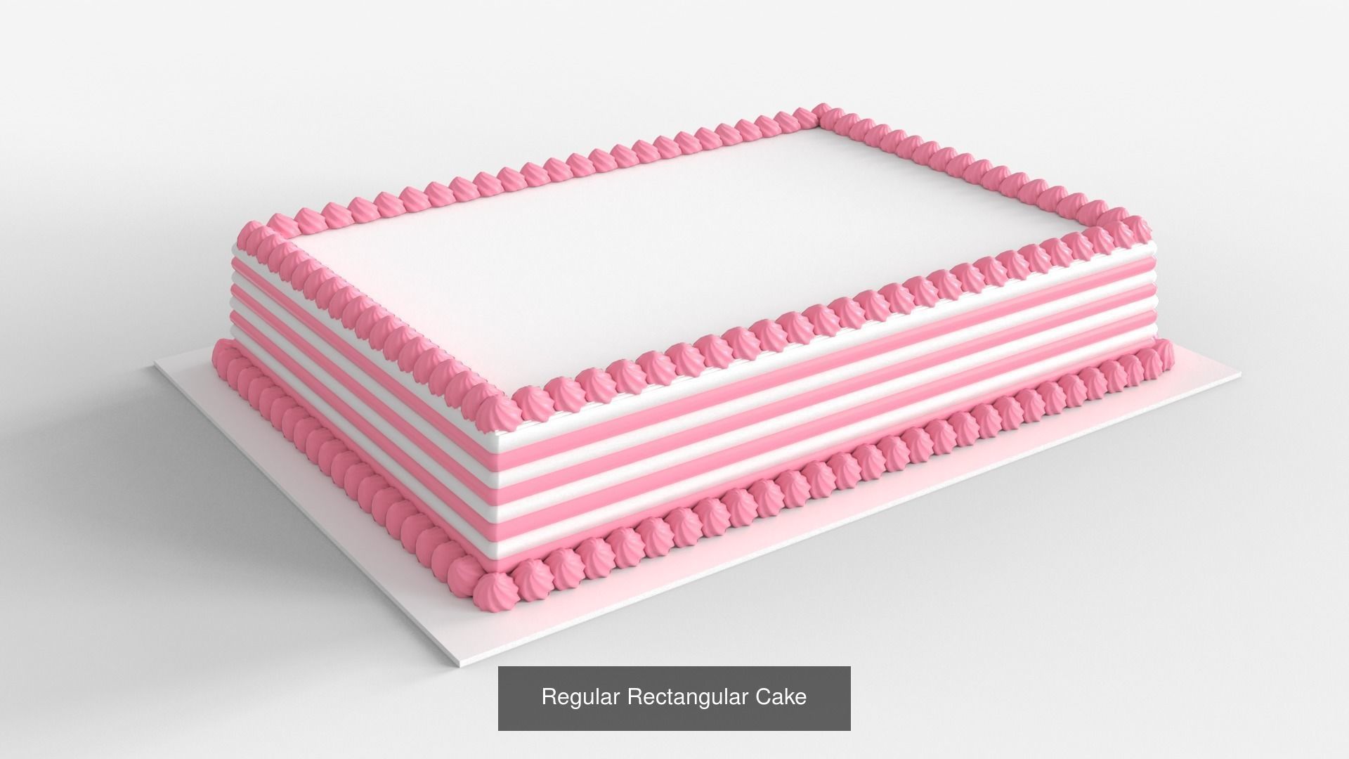 Cake and Sparkler 3D Model Collection_1