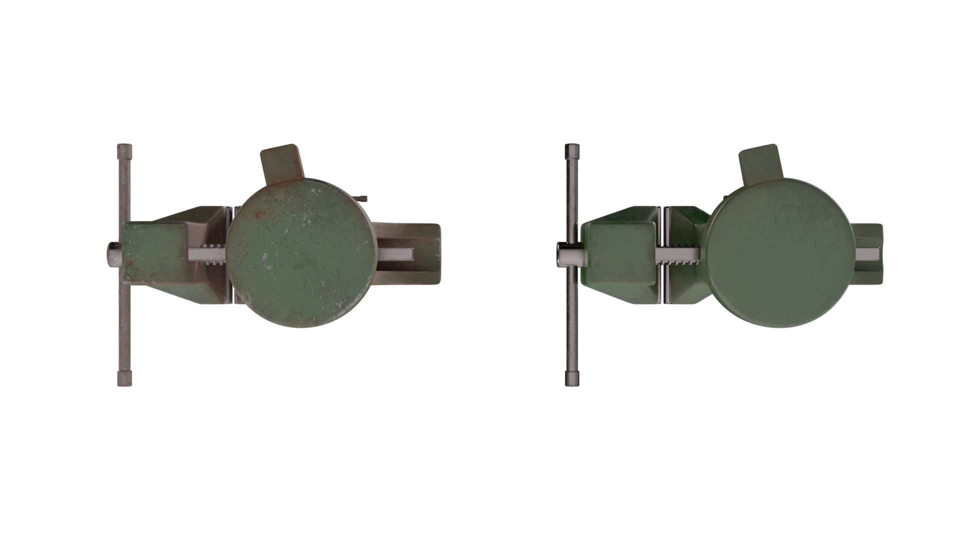 Hand Vice Low-poly 3D model_12