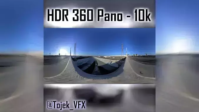 HDR 360 Panorama 1st Street Viaduct DTLA 17 bridge top