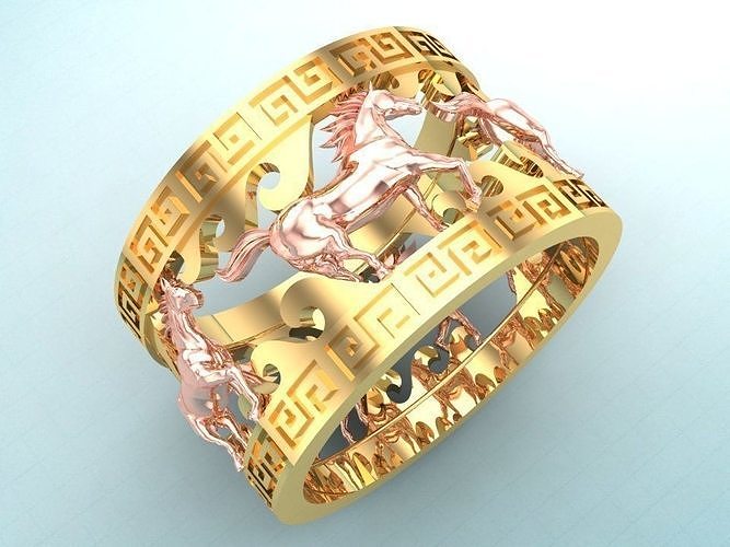 Horse Rings 3D print model