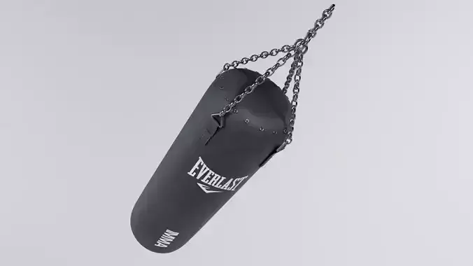 Punch Bag Low-poly 3D model