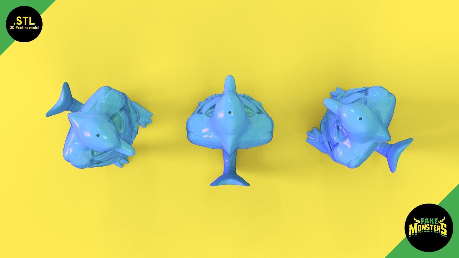 02 King Dolphin - Fake Monsters 3D print model_2