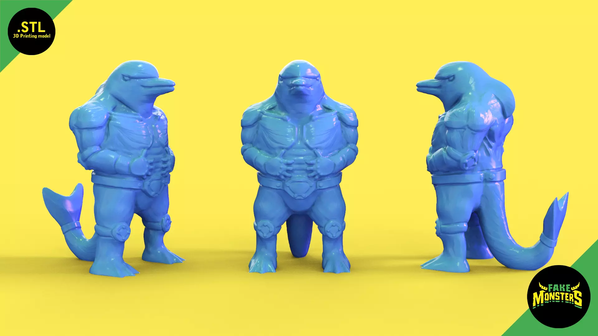 02 King Dolphin - Fake Monsters 3D print model_0