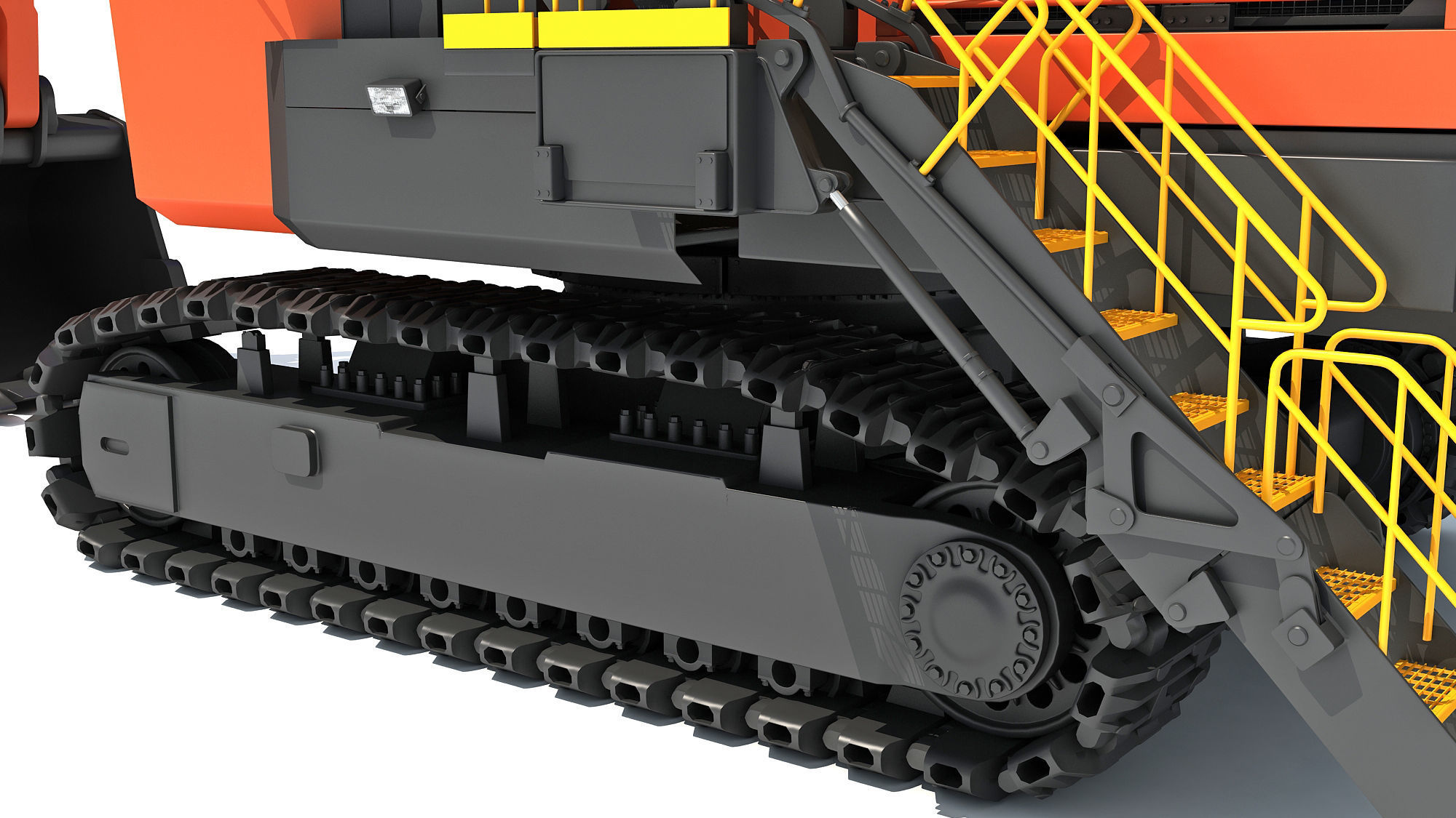 Mining Excavator Shovel 3D model_16