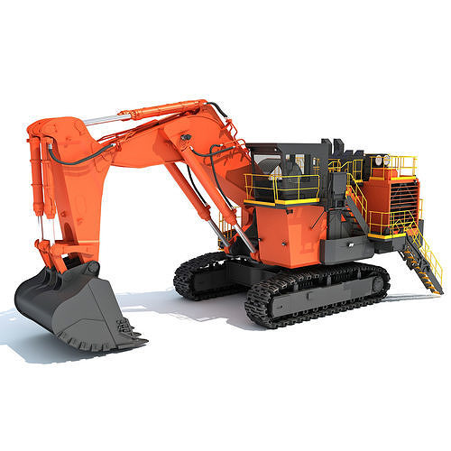  Mining Excavator Shovel 3D model