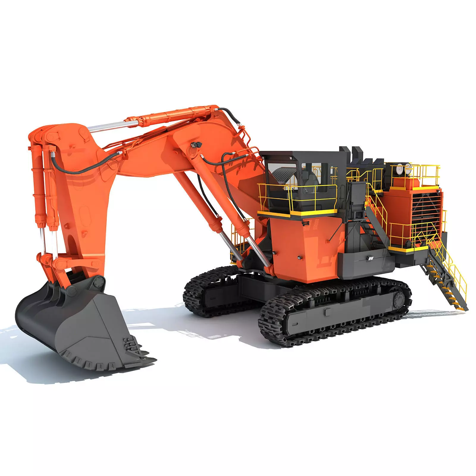 Mining Excavator Shovel 3D model_0