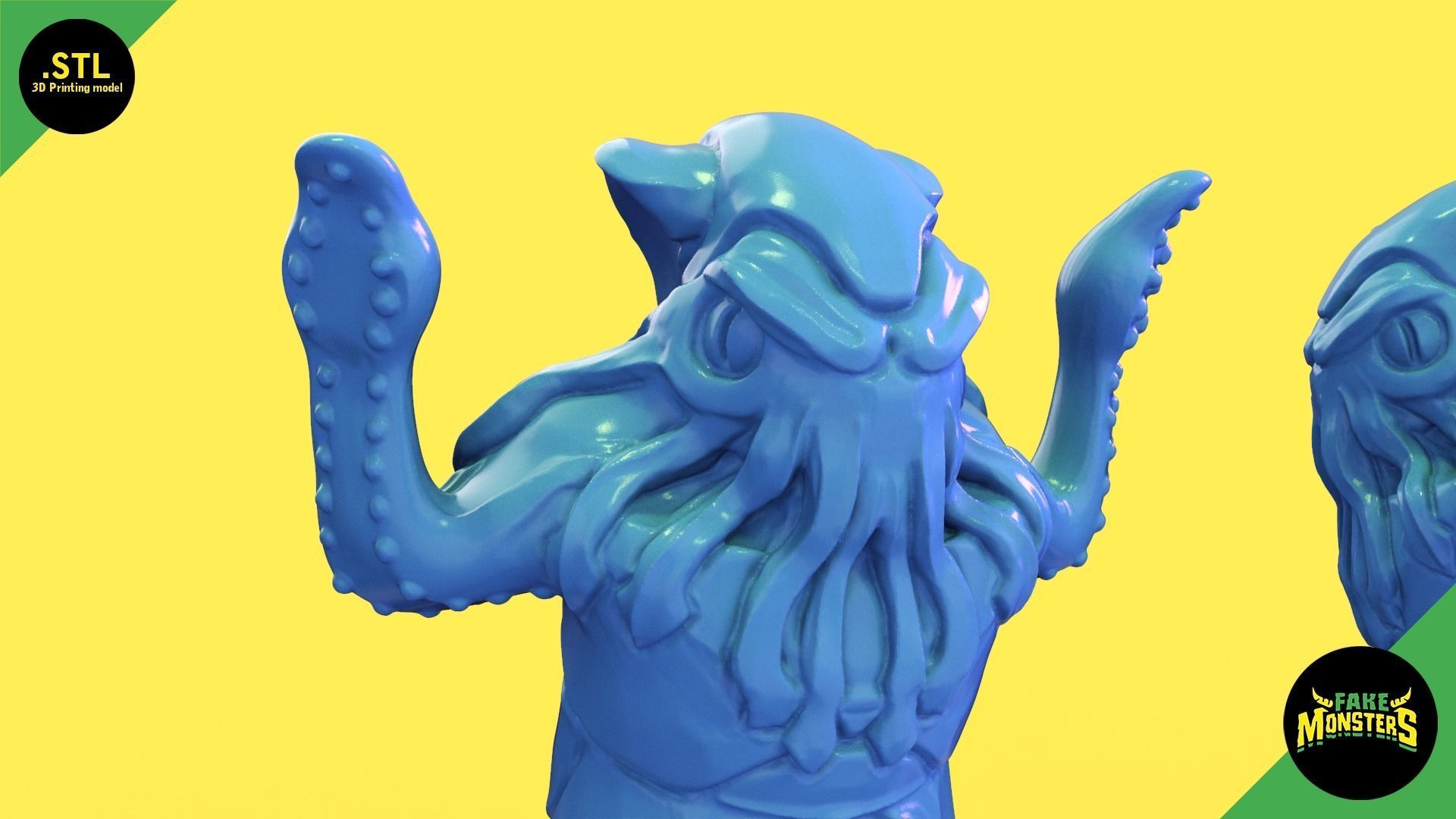 03 Squido - Fake Monsters 3D print model_3