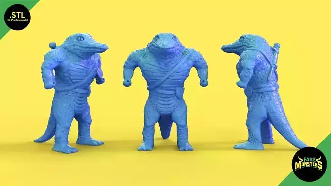 04 Krocus - Fake Monsters 3D print model