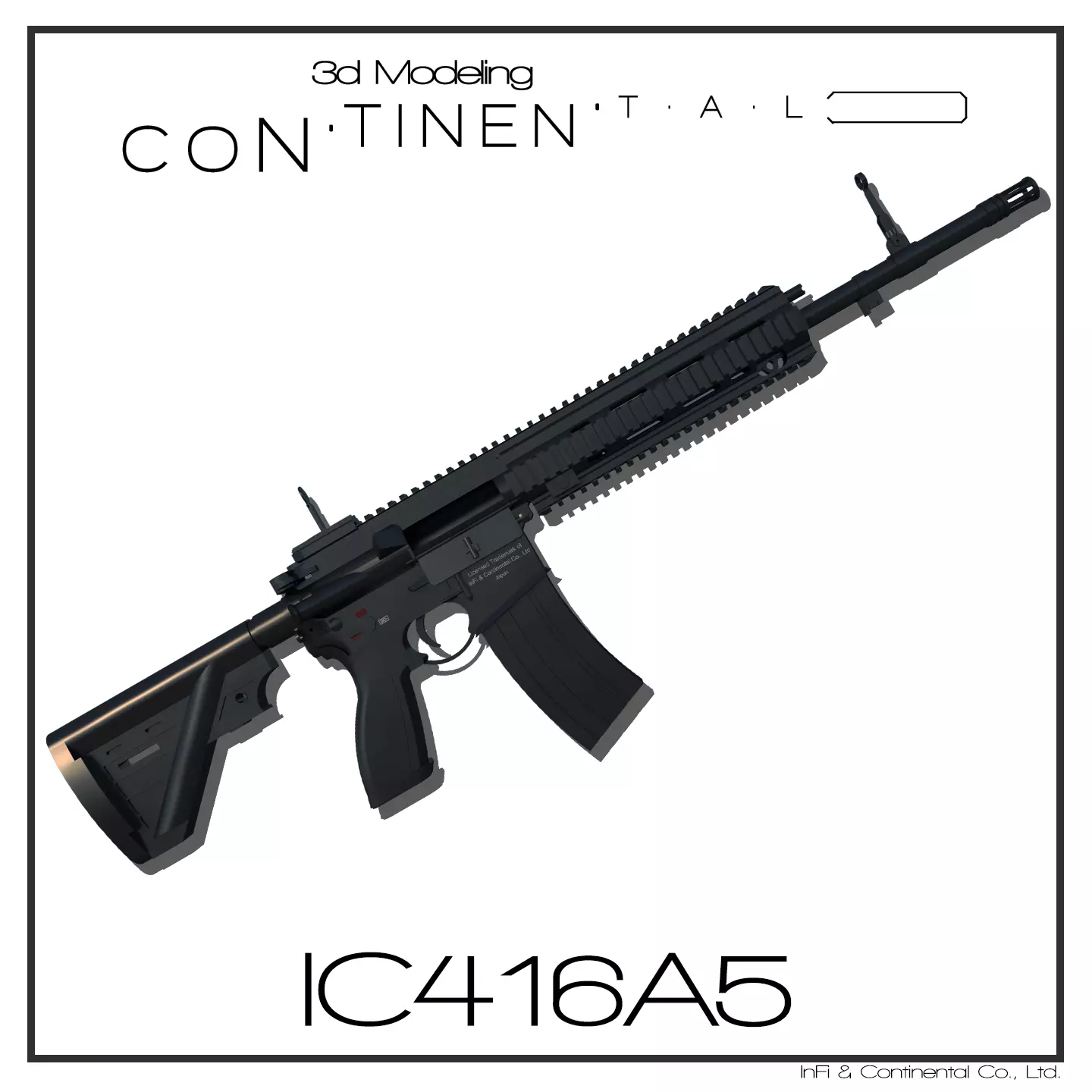 IC416A5 ar - rifle 3D model_0
